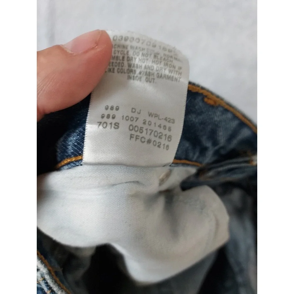 Vintage Levis 517 Jeans Mens 32x30 Grunge Thrashed Blue Bootcut Cowboy Blue 2007